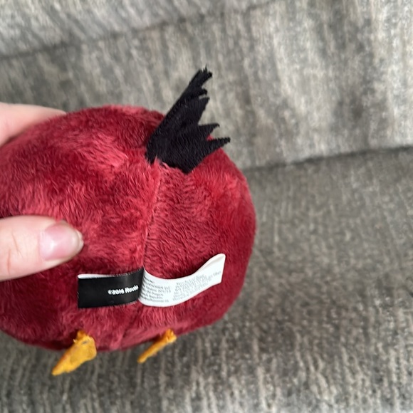 Angry Birds Movie TERENCE Plush Stuffed 6" Backpack Clip 2016 Rovio - Picture 3 of 8